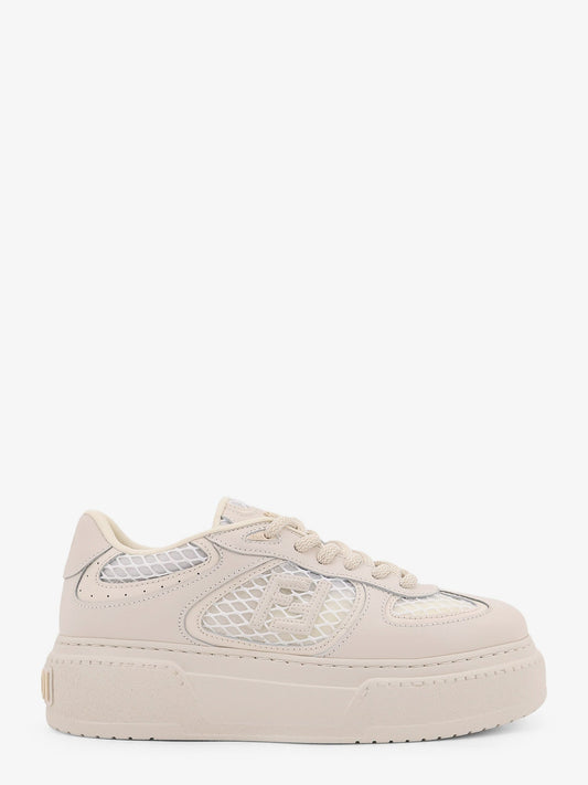Fendi Fendi Match Leather Platform Sneakers With Charms