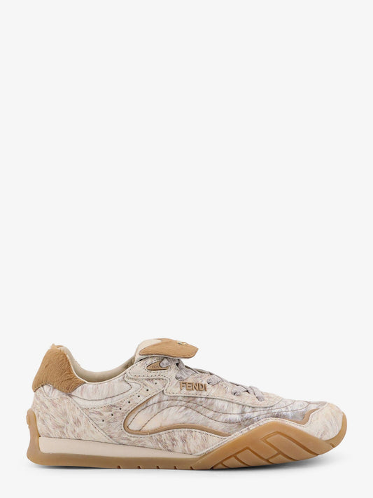 Fendi Fendi Wave Pulse Suede Sneakers