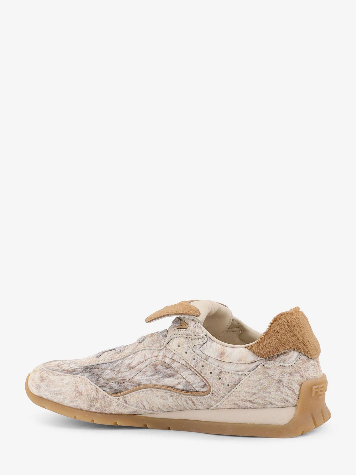 Fendi Fendi Wave Pulse Suede Sneakers