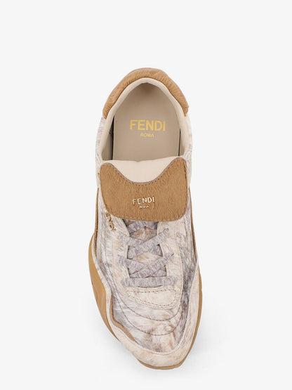 Fendi Fendi Wave Pulse Suede Sneakers