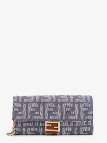 Fendi Continental With Chain Baguette Wallet