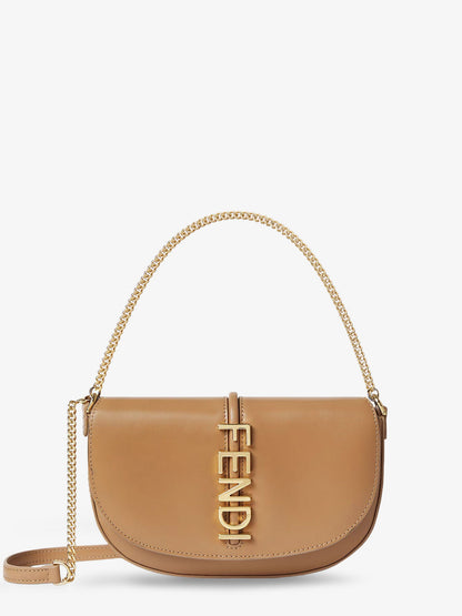Fendi Wallet On Chain Fendigraphy Leather Shoulder Bag