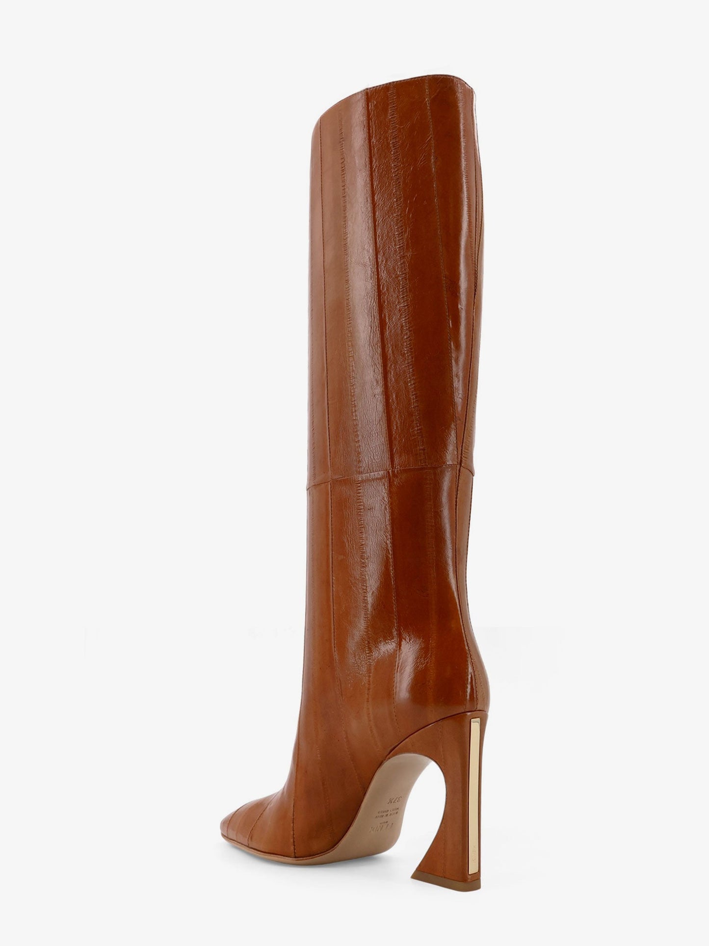 Fendi Fendi Arco Hagfish Leather Boots