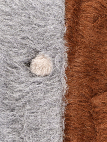 Fendi Alpaca And Wool Double Breasted Coat
