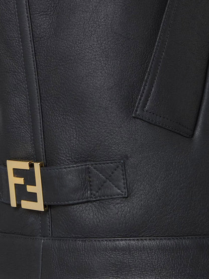 Fendi Sleeveless Sheepskin Jacket