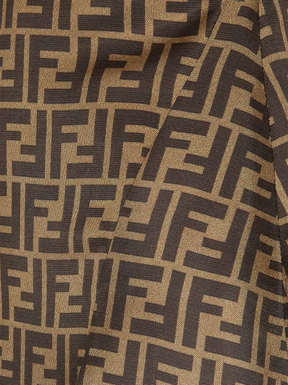 Fendi Ff Silk Skirt
