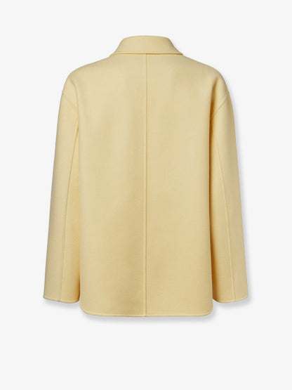 Fendi Double Breasted Wool Coat