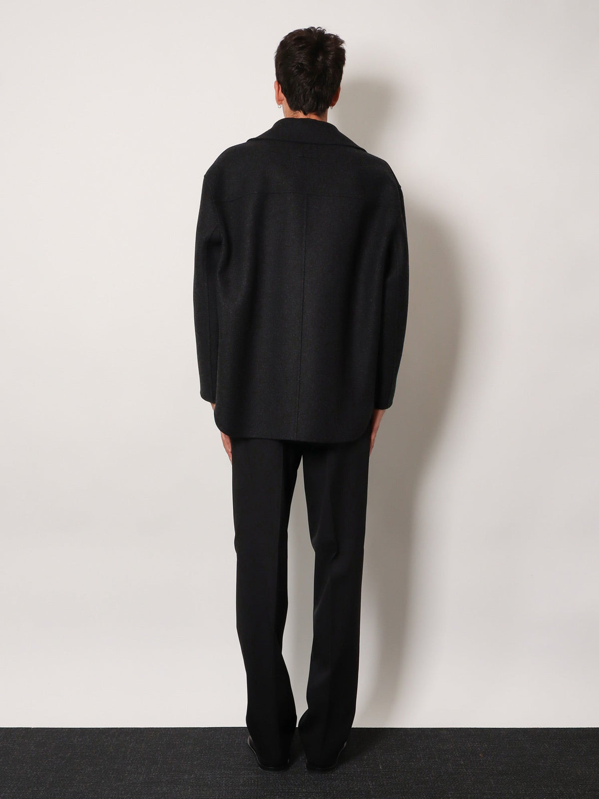 Fendi Double-breasted wool felt peacoat - Ardesia