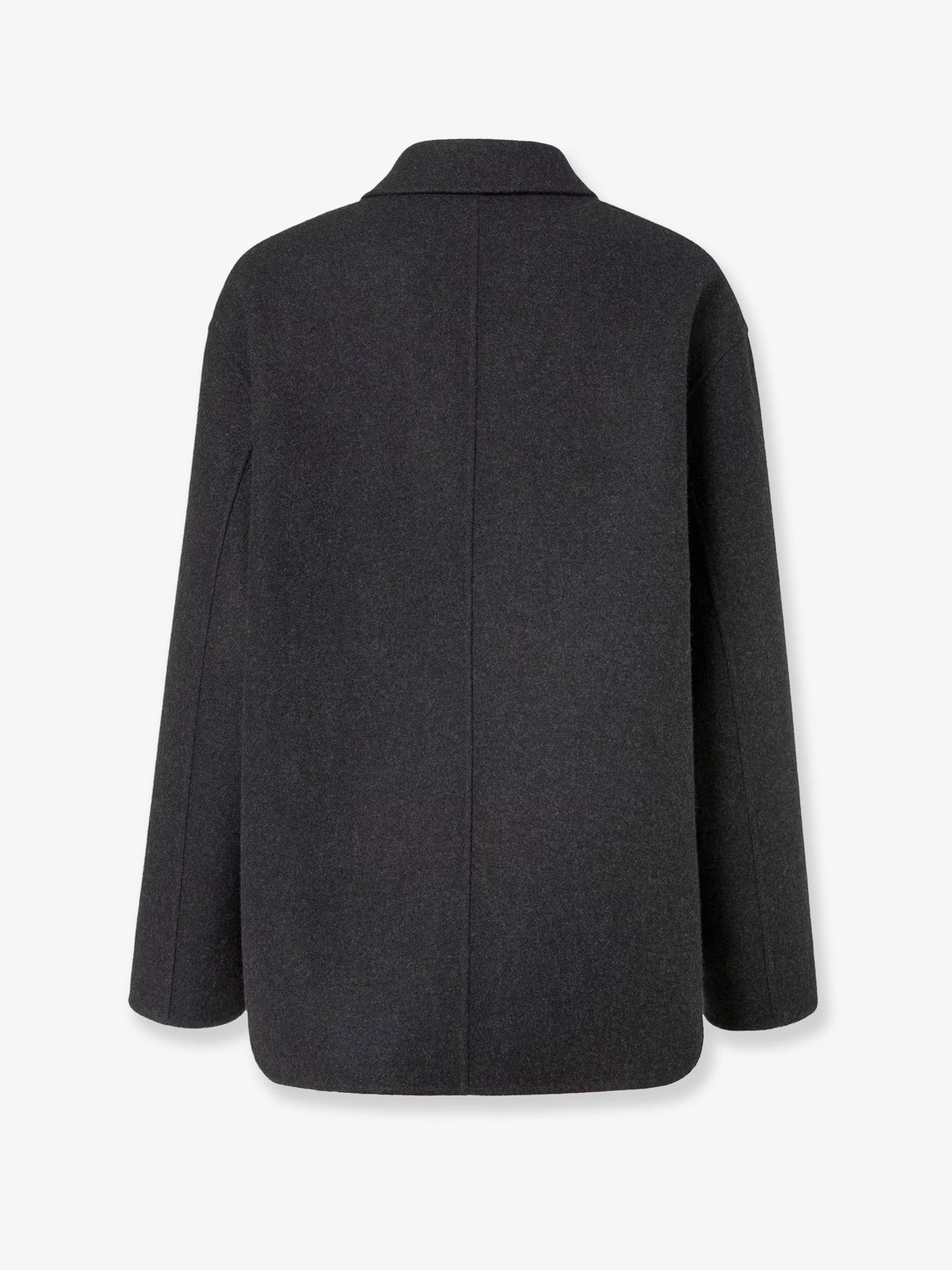Fendi Double Breasted Wool Felt Peacoat