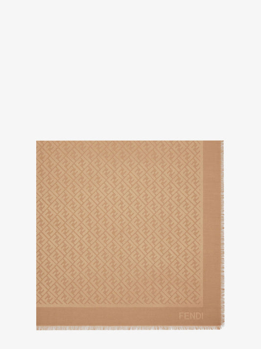 Fendi Organic Silk And Wool Shawl