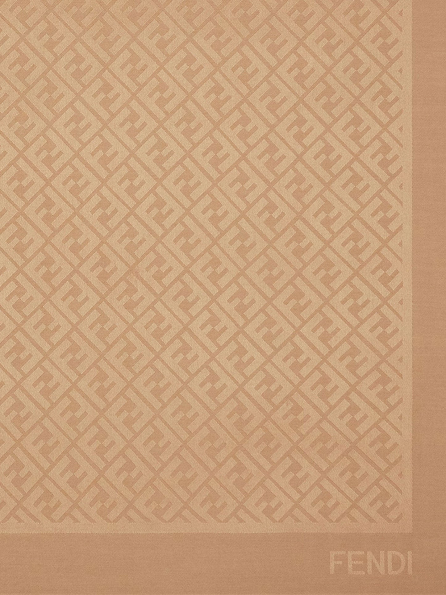 Fendi Organic Silk And Wool Shawl