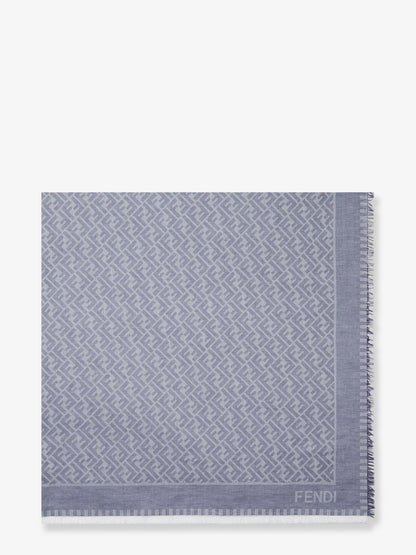 Fendi Ff Jacquard Cotton Shawl