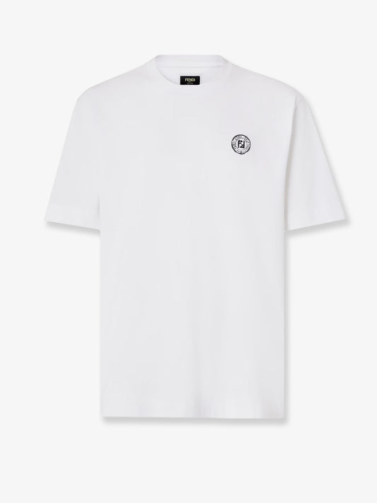 Fendi Slim Fit Cotton T Shirt