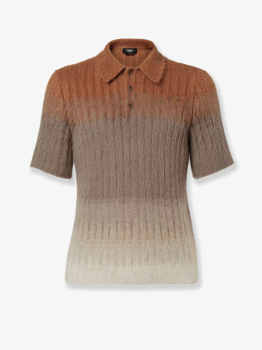 Fendi Ff Cotton Polo Shirt