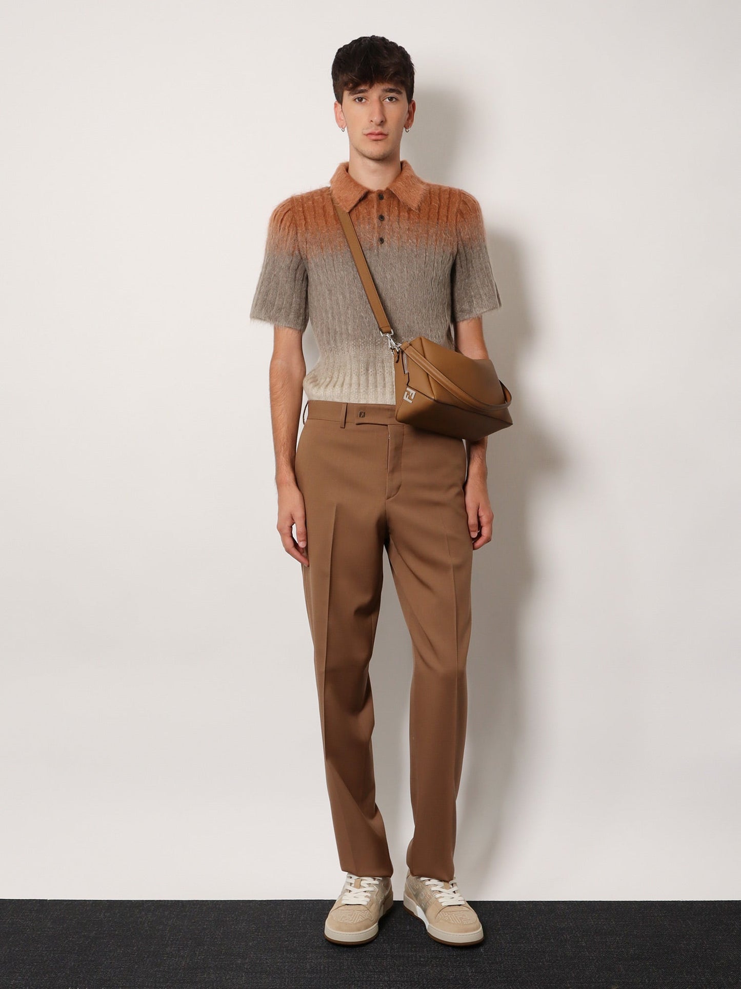 Fendi Ff Cotton Polo Shirt