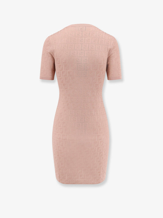 Fendi Ff Cotton And Viscose Dress