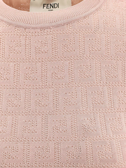 Fendi Ff Cotton And Viscose Dress