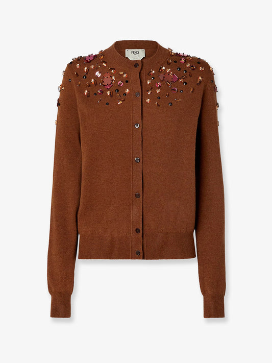 Fendi Wool And Cashmere Cardigan