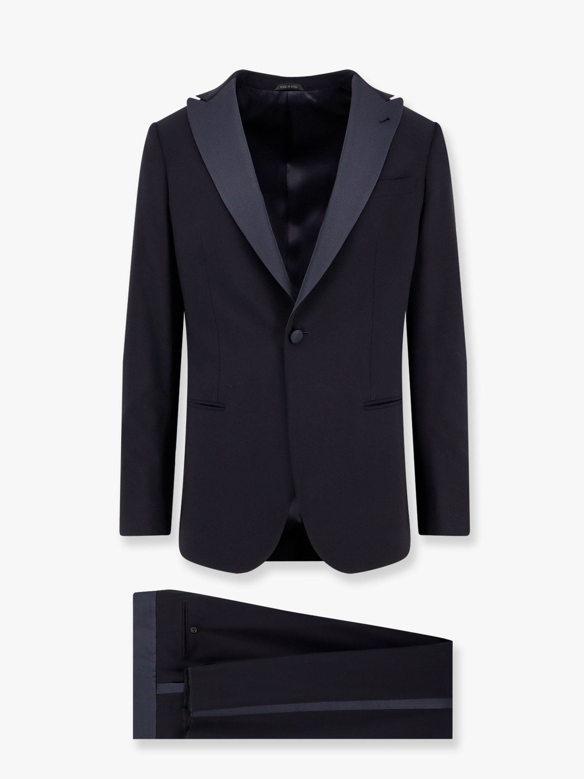 Giorgio Armani Soho virgin wool tuxedo - Dark Navy