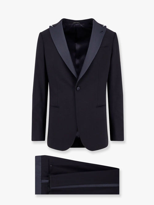 Giorgio Armani Soho virgin wool tuxedo - Dark Navy