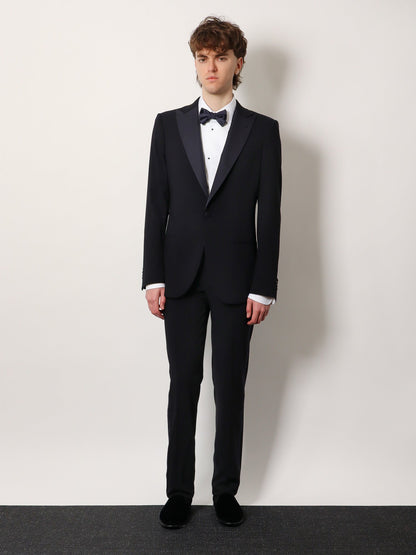 Giorgio Armani Soho virgin wool tuxedo - Dark Navy