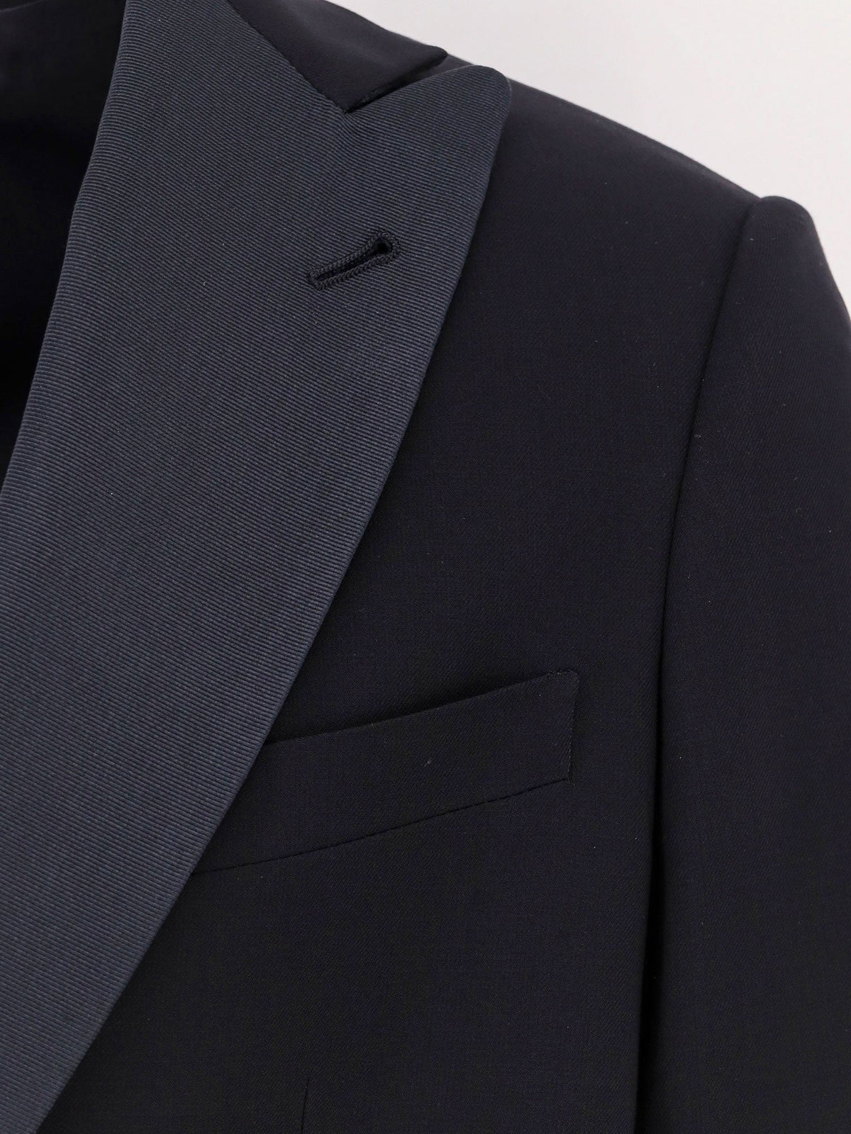 Giorgio Armani Soho virgin wool tuxedo - Dark Navy