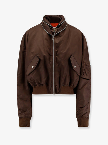 Givenchy Nylon Bomber Jacket With Double Zip