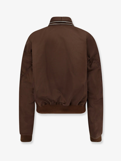 Givenchy Nylon Bomber Jacket With Double Zip