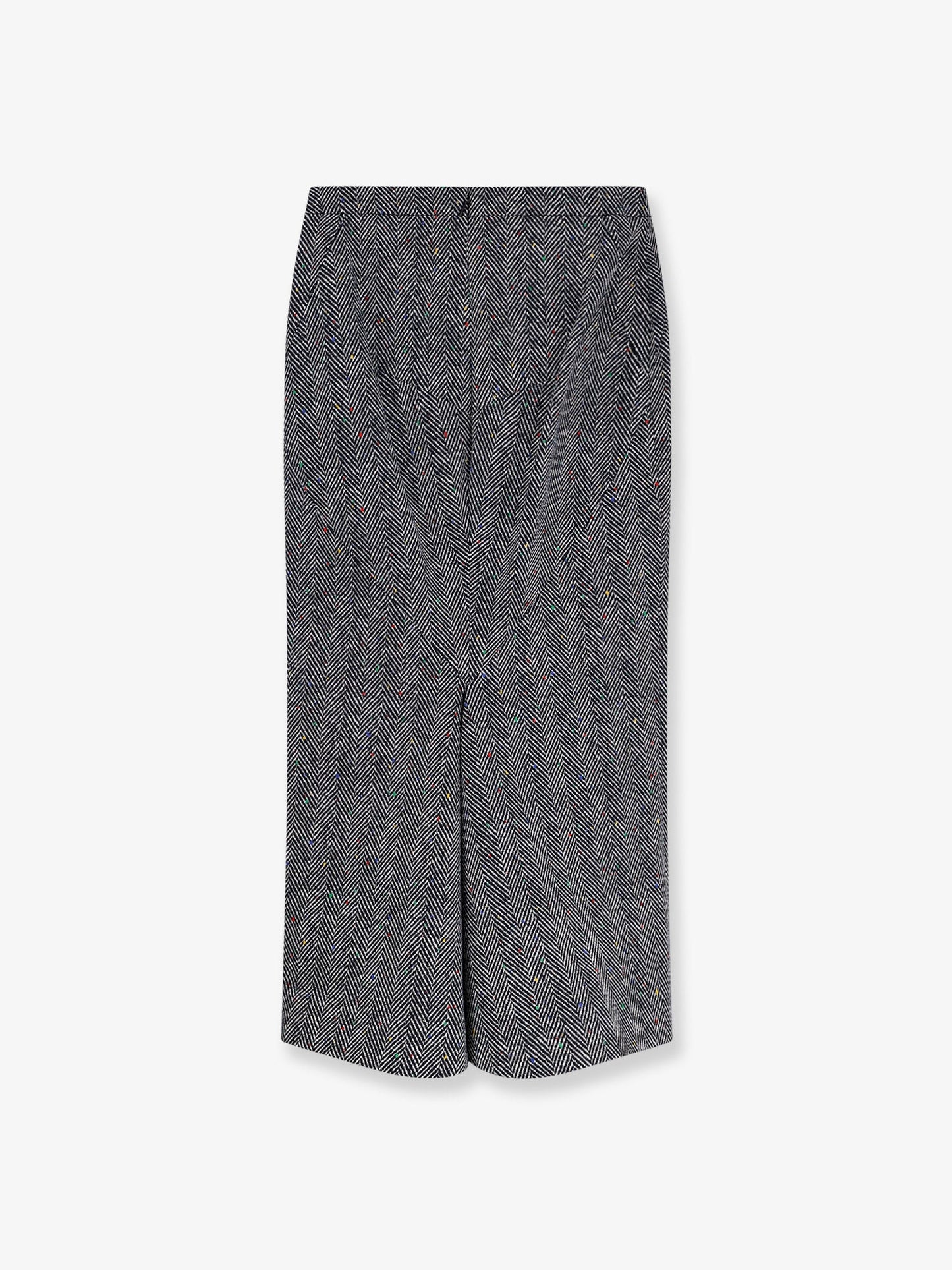 Givenchy Herringbone Motif Cotton Skirt