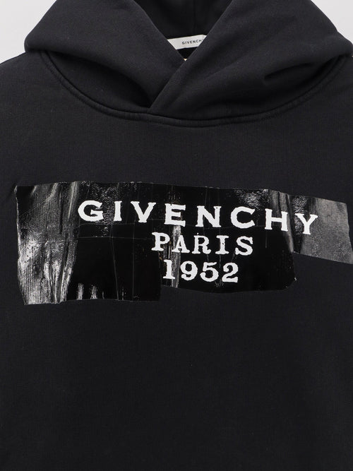Givenchy Cotton hooded sweatshirt - Black