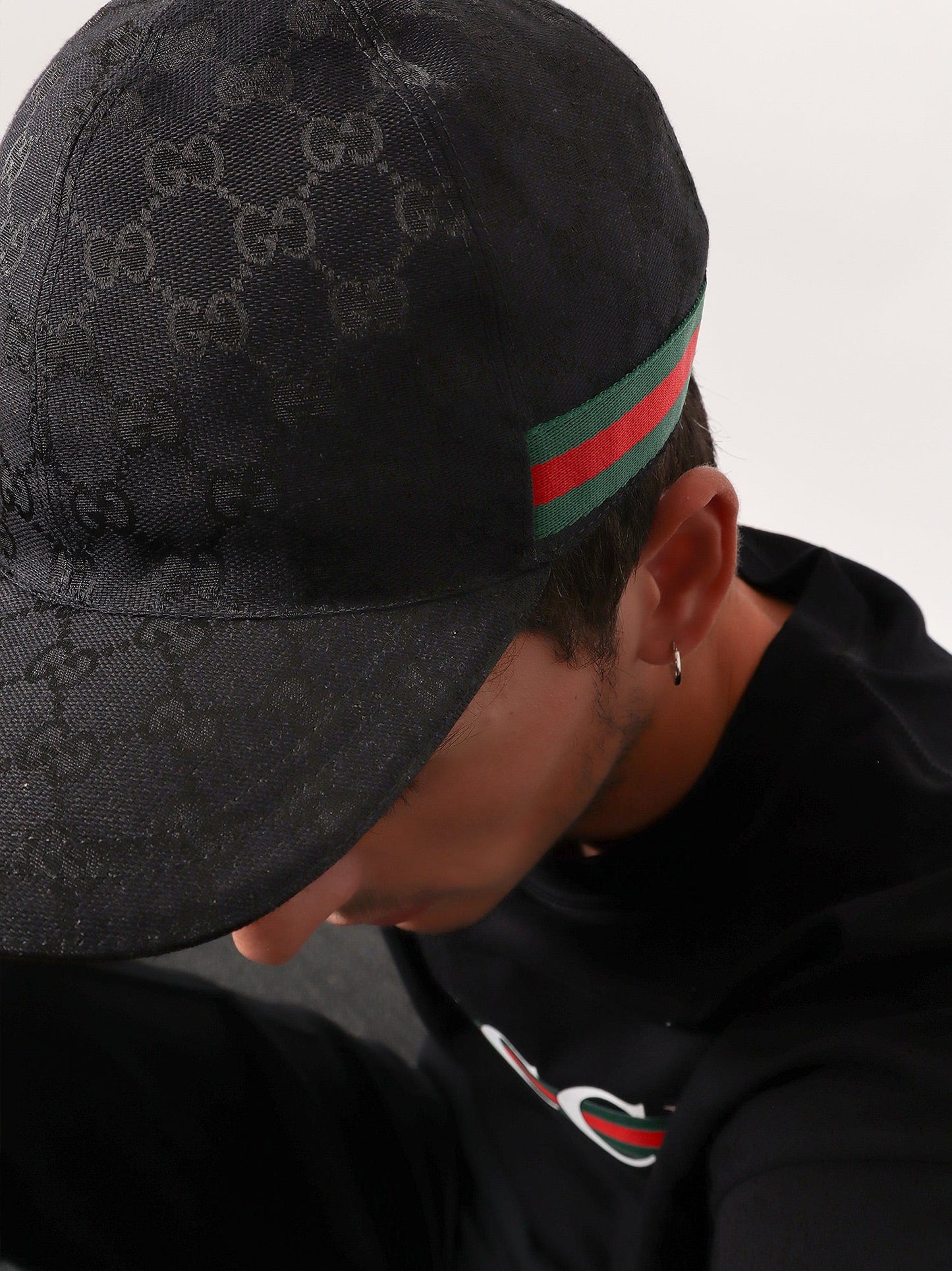 Gucci Gg Fabric Baseball Hat