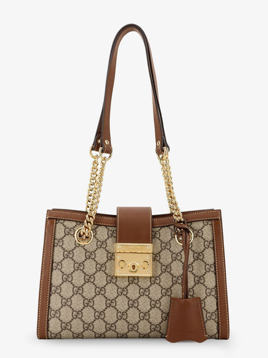 Gucci Padlock Gg Supreme Fabric Shoulder Bag