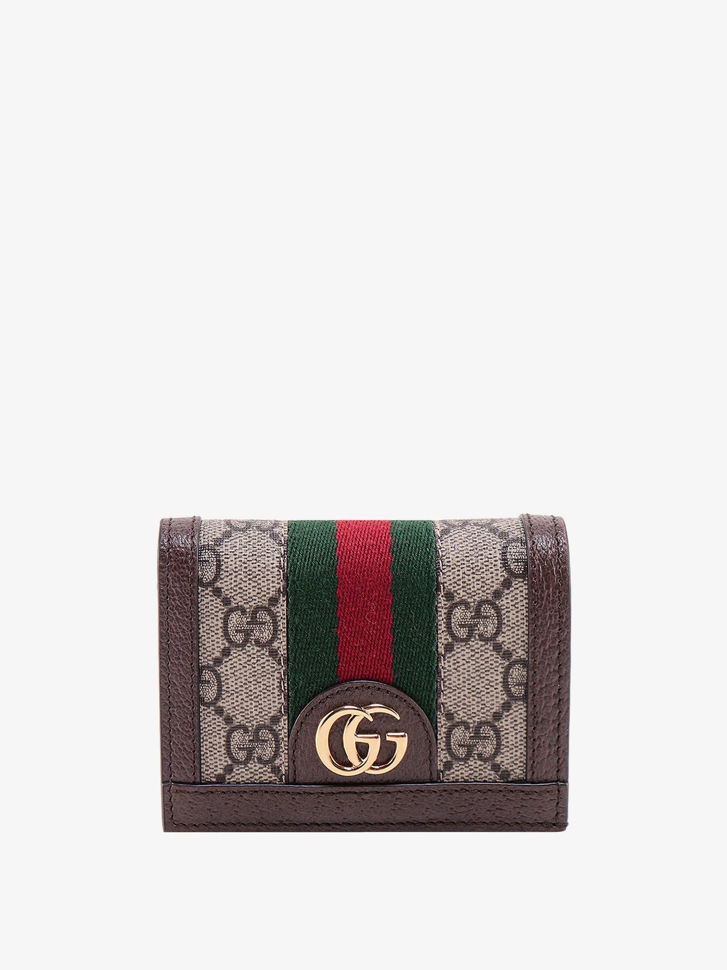 Gucci Supreme Gg Fabric And Leather Wallet