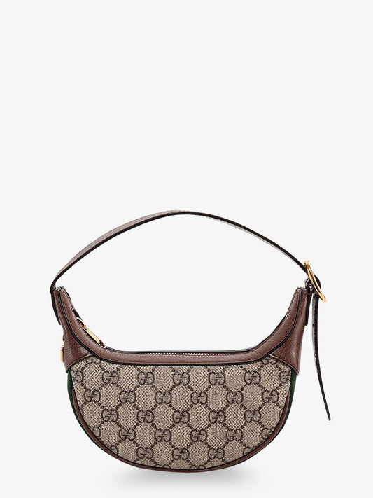 Gucci Ophidia Small Supreme Gg Fabric And Leather Shoulder Bag
