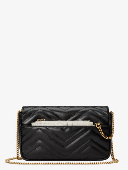 Gucci Gg Marmont Small Matelassé Leather Shoulder Bag