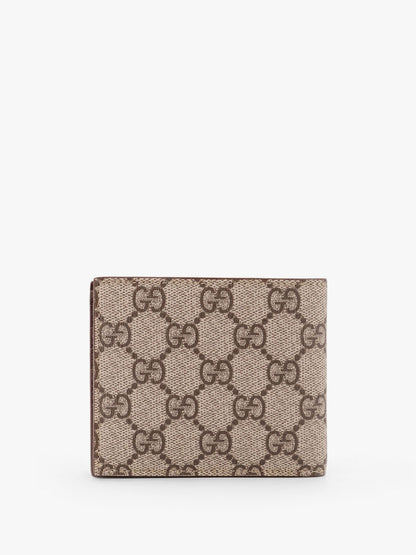 Gucci Gg Supreme Fabric Bi Fold Wallet