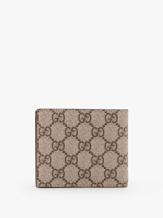 Gucci Gg Supreme Fabric Bi Fold Wallet