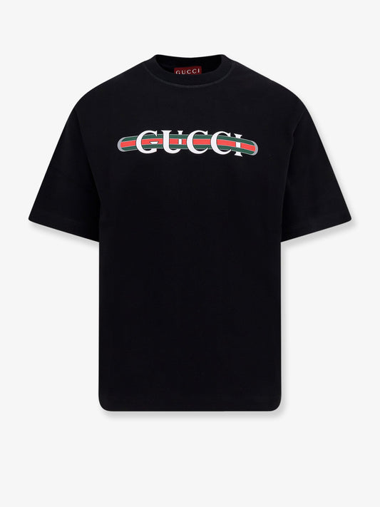 Gucci Cotton Jersey T Shirt With Logo