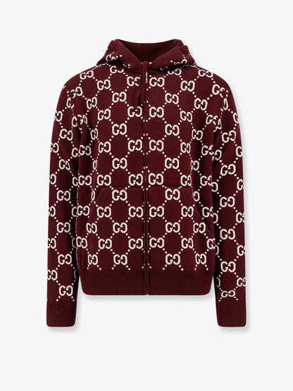 Gucci Reversible Wool Jacket With Gg Motif