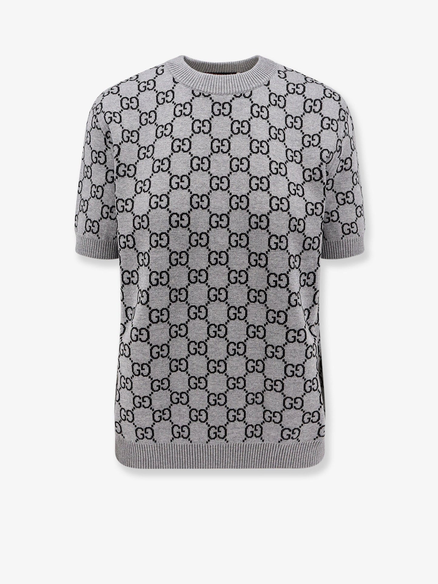 Gucci Reversible Wool Sweater With Gg Motif