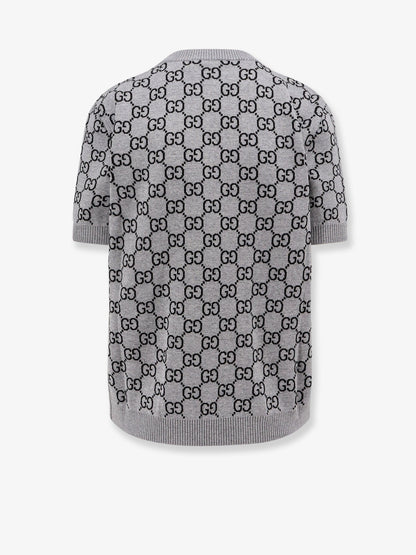 Gucci Reversible Wool Sweater With Gg Motif