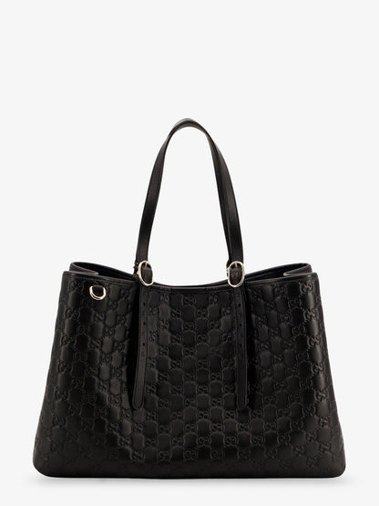 Gucci Gg Emblem Leather Shoulder Bag