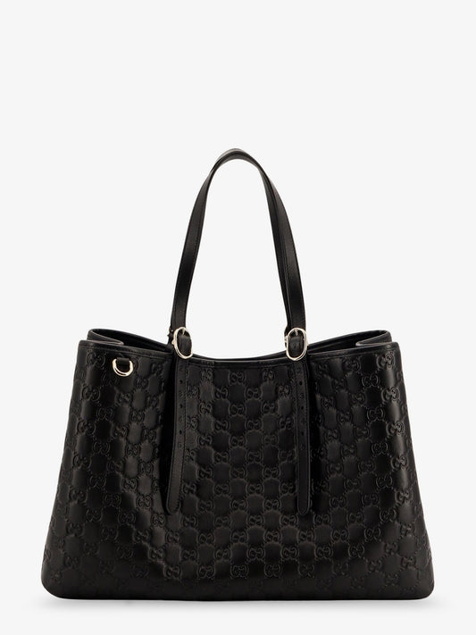Gucci Gg Emblem Leather Shoulder Bag