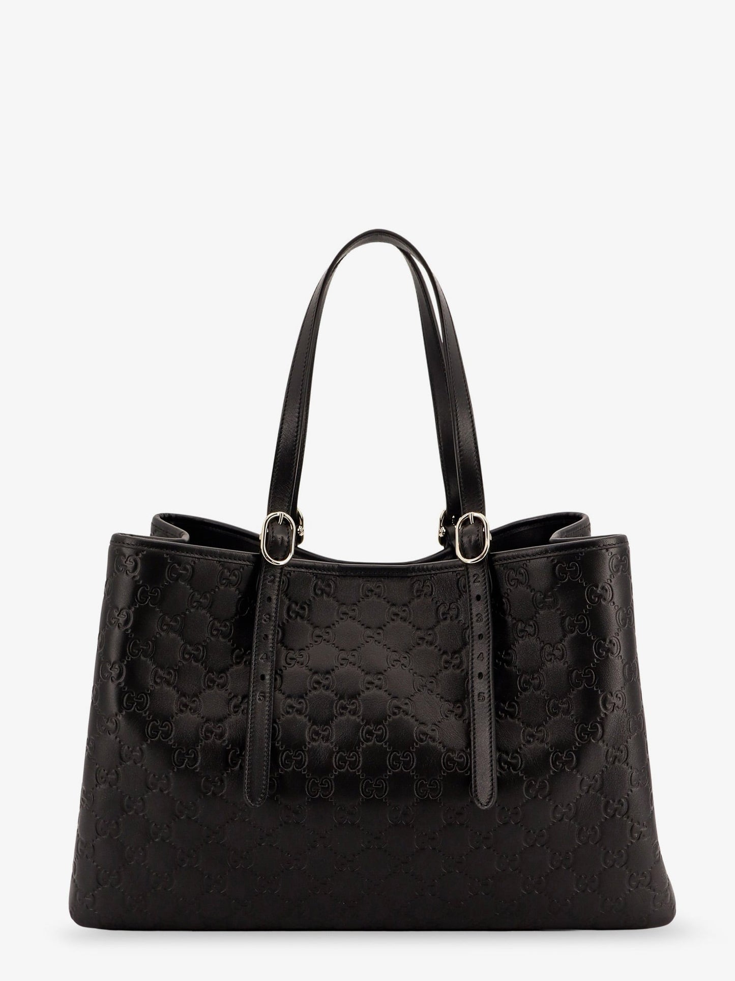 Gucci Gg Emblem Leather Shoulder Bag