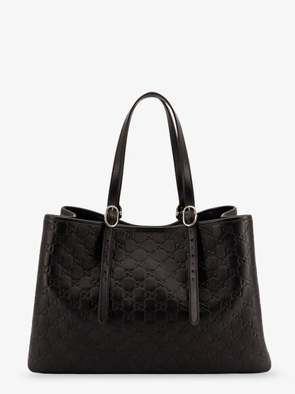 Gucci Gg Emblem Leather Shoulder Bag