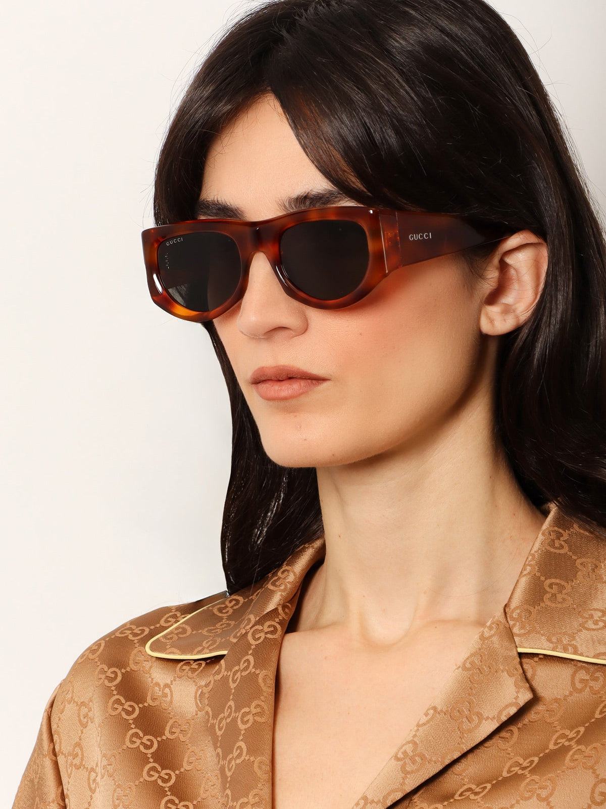 Gucci Acetate sunglasses - Marrone