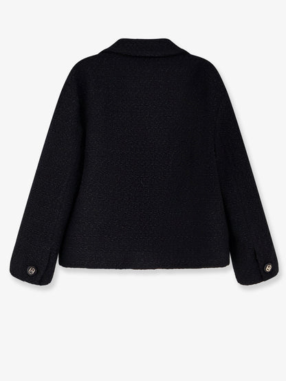 Gucci Wool Tweed Double Breasted Blazer