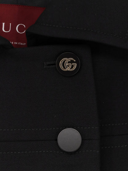 Gucci Double Breasted Wool Coat