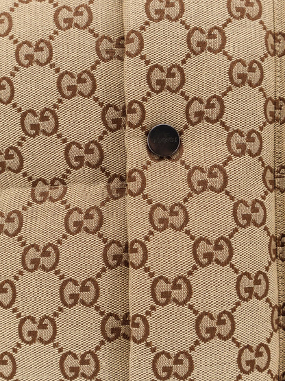 Gucci Down Jacket With Gg Motif