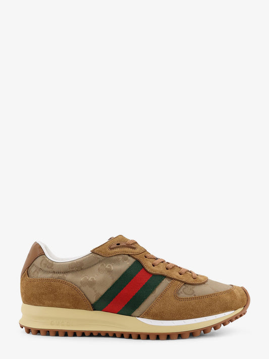 Gucci Re Motion Gg Nylon And Suede Sneakers